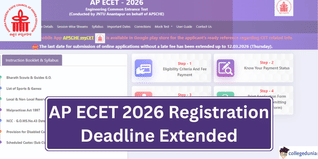 AP ECET 2026 Registration Deadline Extended; Check Revised Schedule Here